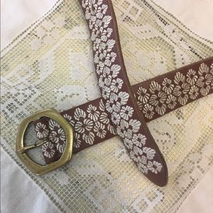 Lucky Brand Embroidered Belt